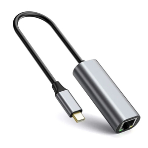 อะแดปเตอร์อลูมิเนียม USB C เป็นอีเธอร์เน็ต 2.5Gbps Type-C เป็น RJ45 LAN ตัวแปลงเครือข่ายสำหรับแล็ปท็อปแมคบุค - Product Image 5