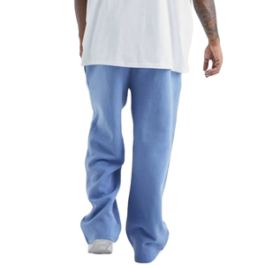 Pantalon de jogging en polyester personnalisé de haute qualité avec logo pour hommes – Vêtements de sport et de gym pour hommes – Pantalon délavé - Product Image 1