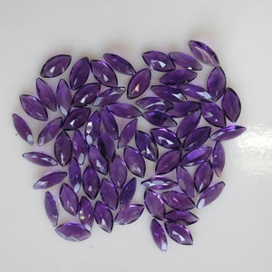 Amatista Púrpura Natural Africana, Corte Marquesa de 8x4MM, Gema Suelta de la Mejor Calidad, Gemas Red Mountain para Joyería - Product Image 2