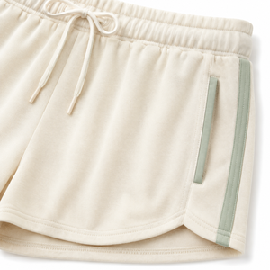 Conjunto de Dos Piezas de Verano para Mujer con Logotipo Personalizado, Top de Cuello Redondo y Pantalones Cortos, Ropa Deportiva Informal Transpirable WS-0500 A1.45 - Product Image 6