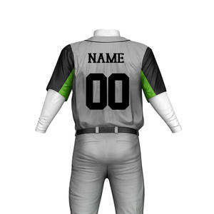 Customizable <b>Baseball</b> Uniform Durable Breathable Polyester Sports Team Apparel - Product Image 4