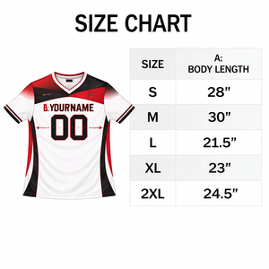 เสื้อฟุตบอลทีมโรงเรียนแบบสั่งทำพิเศษ แห้งเร็ว ระบายอากาศได้ดี ผ้าโพลีเอสเตอร์ 100% ปักชื่อและหมายเลขผู้เล่นตามสั่ง - Product Image 5