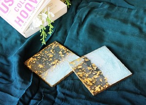 Resin Coaster Collection Stylish Drink Mats Elegant <b>Table</b> <b>Protectors</b> Durable Premium Dining Surface Accessories - Product Image 4