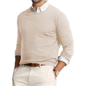 Suéter de Punto Negro para Hombre, Marca AL SWANS INTERNATIONAL, Cuello Redondo, Manga Larga, Corte Regular, Algodón, para Otoño - Product Image 4