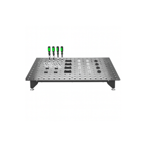 Premium Steel Welding <b>Table</b> With 24 <b>Pc</b> Tool Kit, Heavy Duty Metal Workbench, Welding Clamps And Workshop Accessories GAR052 - Product Image 1