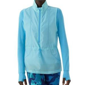 Chaqueta Deportiva de Manga Larga para Mujer, Impermeable, Transpirable, con Orificios para los Pulgares, Cierre Completo, para Tenis, Jogging y Entrenamiento - Product Image 1