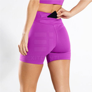 Women New Style Seamless Breathable Quick Dry Workout Yoga Shorts High Waist Stretchy Fitness Gym Wear Hip <b>Push</b> up - Product Image 3