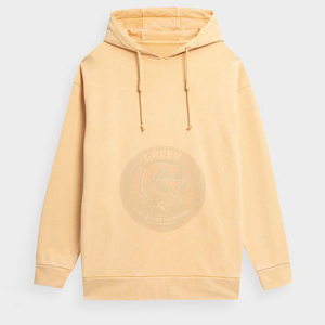 Sweat-shirt à capuche épais pour homme en molleton de coton brossé, coupe décontractée, idéal pour la mode urbaine et le confort quotidien - Product Image 1