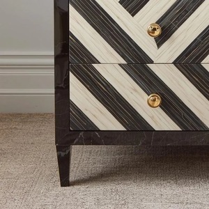 Table à manger moderne faite à la main, portable, assemblée, table d'appoint unique avec accents métalliques, résine époxy, meubles pour la maison, salon, bureau - Product Image 4