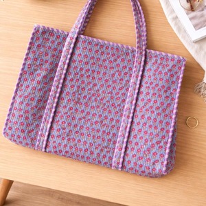 Sac fourre-tout réutilisable en coton, écologique, matelassé, fait main, sac de courses personnalisé, sac de transport en coton, style durable - Product Image 3