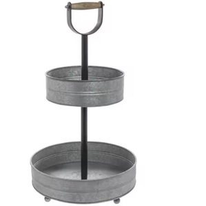 Party Celebration Metal Rounded Shape <b>3</b> <b>Tier</b> <b>Cake</b> <b>Stand</b> Birthday Decorative <b>Cake</b> Server Modern Design <b>Cake</b> <b>Stand</b> - Product Image 2