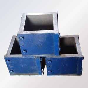 Moule à cube MS de 70,6 mm pour essai de compression du ciment, cadre de durcissement d'échantillons pour laboratoire de génie civil - Product Image 1
