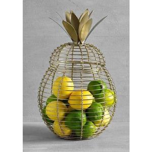 Corbeille à fruits en métal élégante et moderne pour la maison, bol décoratif pour table à manger, comptoir de cuisine, élégant, durable, pour la maison - Product Image 1