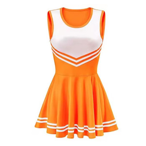 Ropa de rendimiento para equipos de porristas, tejido avanzado con mezcla elástica y control de la humedad para presentaciones deportivas - Product Image 1