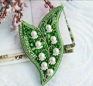 MD HANDICRAFTS Handmade Luxury Embroidery Beaded Brooch Fashion Pin for Dresses <b>Jackets</b> Bags Unisex Wedding Designer Embroidered - Product Image 2