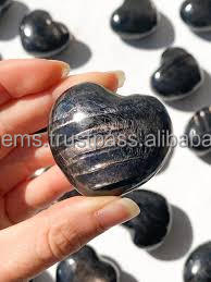 Pierre précieuse naturelle Hypersthène Cœur Noir, pour la guérison énergétique des chakras, la méditation et l'amour religieux, cadeau artisanal KING GEMS India - Product Image 5