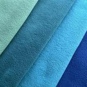 Đầy Màu Sắc Nhuộm Cực Lông Cừu 300 GSM Antipilling Vải Polyester 160Cm Chiều Rộng Micro Cực Lông Cừu Vải Cuộn Cho Trẻ Em - Product Image 6