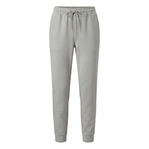Pantalones de Hombre de Alta Calidad, Ecológicos, de Felpa Francesa de 300 g/m², con Spandex y Poliéster, Cierre con Cordón, Corte Holgado, para Invierno - Product Image 4