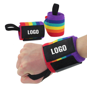 Muñequeras Deportivas de Algodón a Rayas, Transpirables y Ajustables para Deportes, Fitness, Gimnasio, Ejercicio, Unisex, 2 Pulgadas de Ancho - Product Image 4