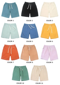 Custom Logo High Waist Breathable Colored Wash Women's Cotton Fleece Cargo Shorts with Pockets Lounge Wear - Product Image 5
