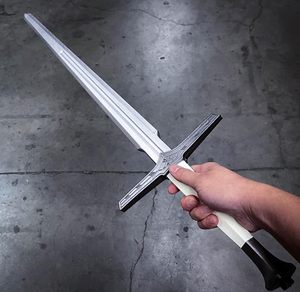 Espada Ancha Medieval Rústica de Acero al Carbono Forjada a Mano de 41 Pulgadas, Venta al Por Mayor OEM - Product Image 3