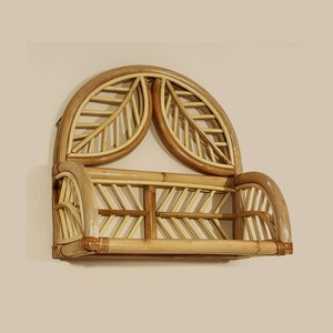 Cheap Price OEM ODM Available logo Engraving All Sizes Rattan <b>Shelves</b> <b>Wall</b> Home Decor Premium Quality Flower <b>Shelf</b> - Product Image 4