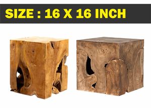 TEAK ROOT CUBE COFFEE <b>TABLE</b> - Product Image 3