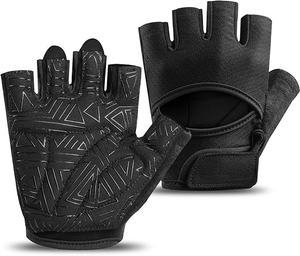 WeightLifting <b>Gloves</b> for Powerlifting Fitness Training Gym Workout Grip Support Durable Exercise <b>Gloves</b> - Product Image 2