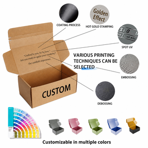Shipping Mailer <b>Box</b> CMYK Spot Custom Corrugated Folded <b>Storage</b> Recyclable Eco-Friendly Biodegradable Matt Lamination Embossing - Product Image 5