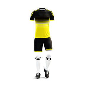 Maillots de football respirants et à séchage rapide de haute qualité, col en V, sans manches, 100 % coton, ensemble short et maillot de football personnalisé pour équipe - Product Image 2