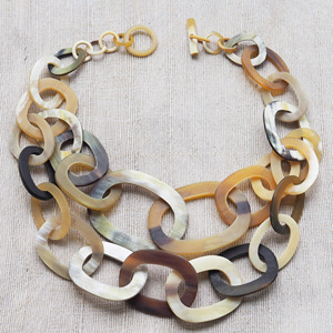 Collares de cuerno gruesos, cadenas hechas a mano, collares de joyería al por mayor, mejor precio, accesorios para mujer - Product Image 4