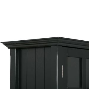 Mobiletto portaoggetti medio Acadian nero per soggiorno - Product Image 3