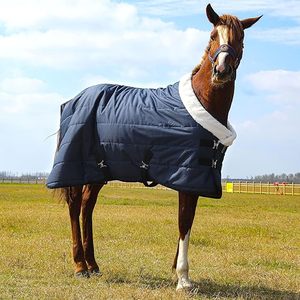 Couverture de pluie pour cheval 1200 Deniers (imperméable, respirante et coupe-vent) – Couverture d'extérieur respirante pour cheval - Product Image 3
