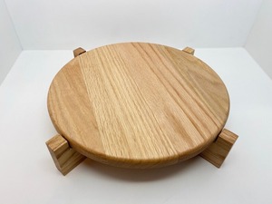 Support à gâteau élégant en bois fait main, motif carré, décoration événementielle, présentation à domicile, style classique, design intérieur de qualité - Product Image 2