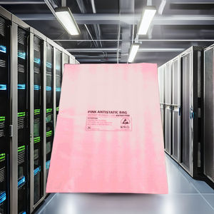 Bolsas de Polietileno de Baja Densidad (LDPE) Rosas Antiestáticas con Cierre Hermético y Protección Estática para Empaque de Hardware Electrónico - Product Image 1