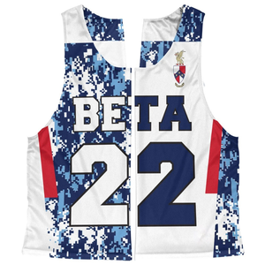 Custom Reversible Sublimation Spartans 23 Striped Mesh <b>Basketball</b> Jersey <b>Men</b> Breathable Sleeveless <b>Top</b> Unisex Reversible Custom - Product Image 5