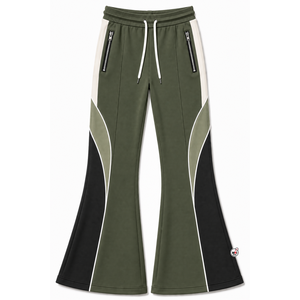 <b>Wholesale</b> High Quality Breathable Drawstring Mens Sports Travel <b>Flare</b> Pants With Side Stripes Casual Autumn Wear Knitted Fabric - Product Image 5