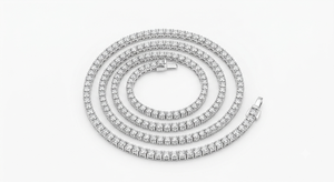 Pulsera de tenis unisex de oro macizo de 14K con diamantes cultivados en laboratorio, corte brillante redondo, estilo vintage elegante, certificado IGI, para uso diario - Product Image 3