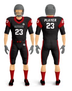 High Quality Latest Design Custom American Football Uniform Set Sublimated Jersey and Pants with Team Logo Factory Wholesale - Product Image 2