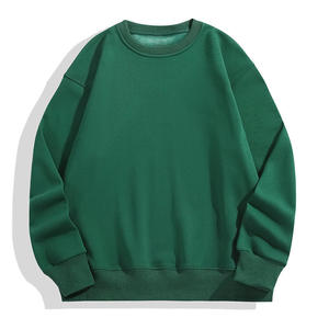 Sweat-shirt col rond vierge prêt à expédier, expédition immédiate, vente en gros usine, pull en coton, style Hip Hop, coupe oversize, manches longues, OEM ODM - Product Image 3