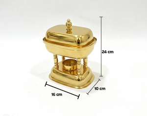 Luxury Golden Chafing Dish <b>Buffet</b> Server with Lid Premium Food <b>Warmer</b> for Home Catering Banquets & Hotels Wholesale Supplier - Product Image 1