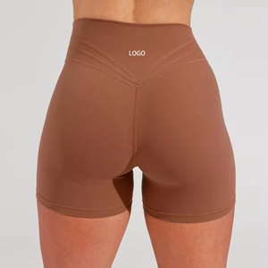 Women's Summer Athletic Training Shorts Quick Dry Breathable Pattern Wholesale Cotton for Gym & Running Hip Hop Drawstring Waist - Product Image 6