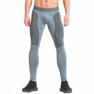 <b>Men</b> Gym Fitness Leggings Elastic Waist Quick Dry Adjustable Running Workout <b>Tights</b> <b>Compression</b> Wear Custom Logo OEM 2026 Design - Product Image 5