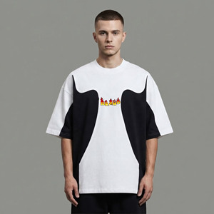 T-shirt homme 100% coton de qualité supérieure, logo imprimé sur mesure, vêtement décontracté d'été, respirant, écologique, séchage rapide - Product Image 1