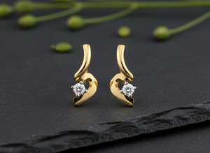 Custom 14k Gold Lab Grown VVS1 Diamond <b>Stud</b> <b>Earrings</b> Manufacturer Minimalist Solitaire <b>Fine</b> Jewelry For Women Wholesale Pair New - Product Image 4