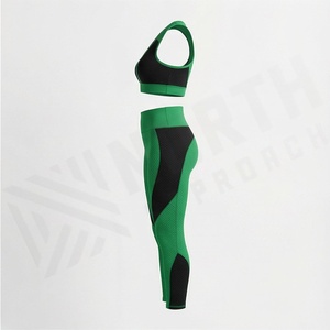 Vêtements de sport pour femmes, legging de yoga, soutien-gorge rembourré sans couture, tenue de fitness push-up pour adultes, vêtements d'entraînement - Product Image 3