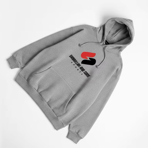 เสื้อฮู้ดผู้ชาย ผ้าฝ้ายฟลีซ 100% ทรงปกติ สวมใส่สบาย เป็นมิตรกับสิ่งแวดล้อม เสื้อกันหนาว รับสกรีนโลโก้ - Product Image 6