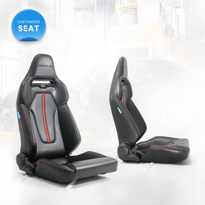 Chaise de jeu ergonomique pivotante en cuir PU, dossier haut, siège de bureau inclinable, style course, réglable, pour gamer - Product Image 3