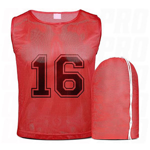 Duramesh Pinnies Scrimmage Vest for Kids Youth and Adults Breathable Lightweight Numbered <b>Training</b> Penny Jerseys for Soccer - Product Image 3