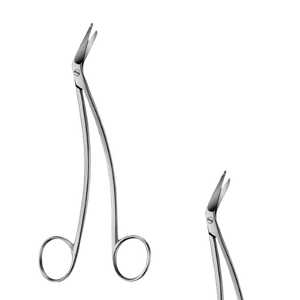 Tijeras Manuales Schmieden Taylor con Punta Angulada, Hoja de 146 mm de Largo, Acero Inoxidable Quirúrgico, Certificación CE, Fabricante - Product Image 1